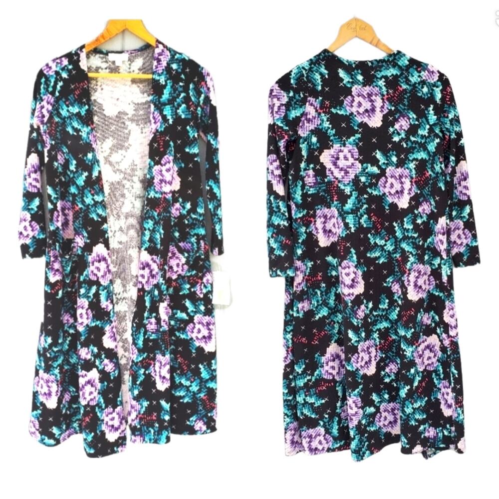 🔥 Floral Duster Cardigan NWT LuLaRoe Sarah Style Rare Women's Extra Small
